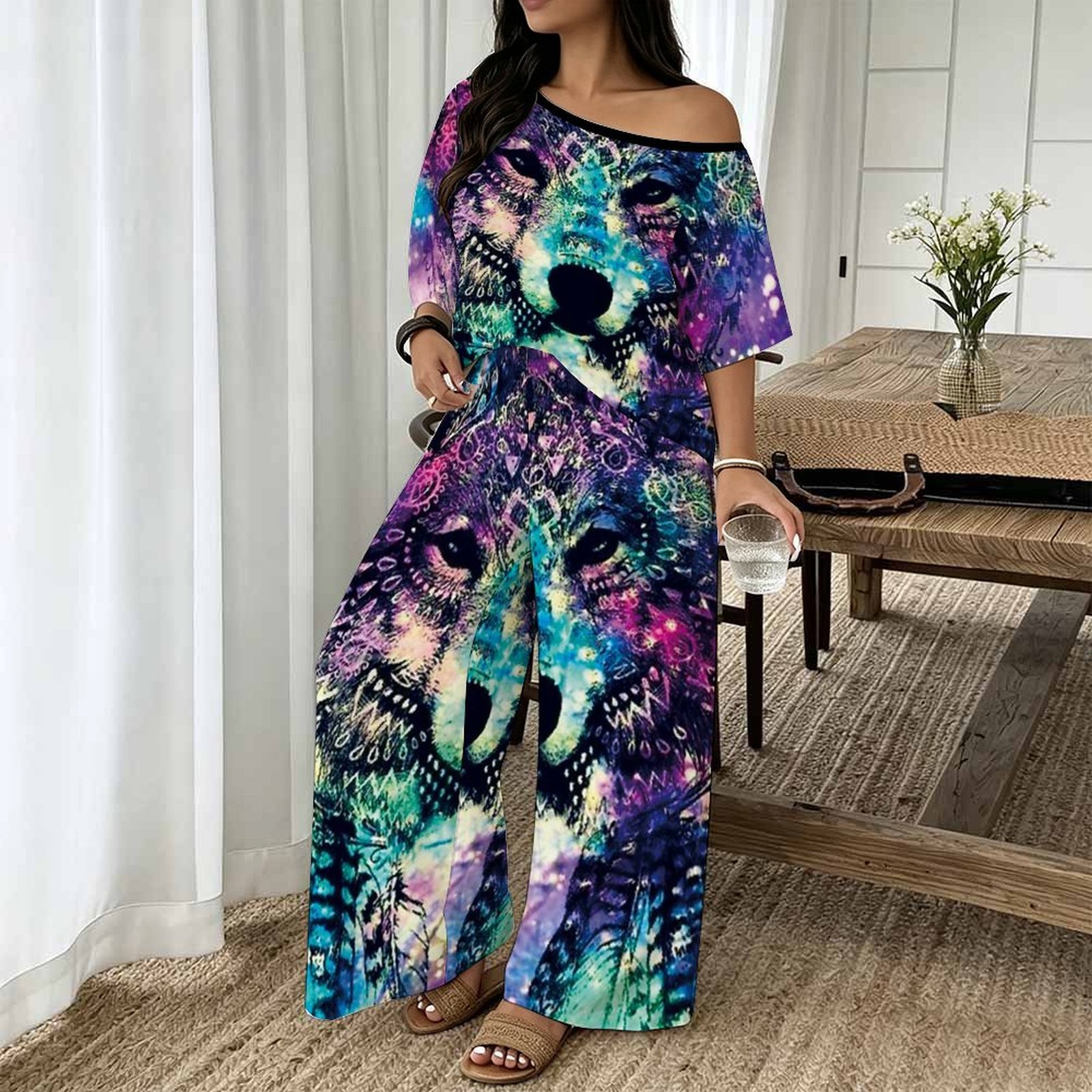 Blouse Off Shoulder - Conjunto Feminino Plus Size de Moda