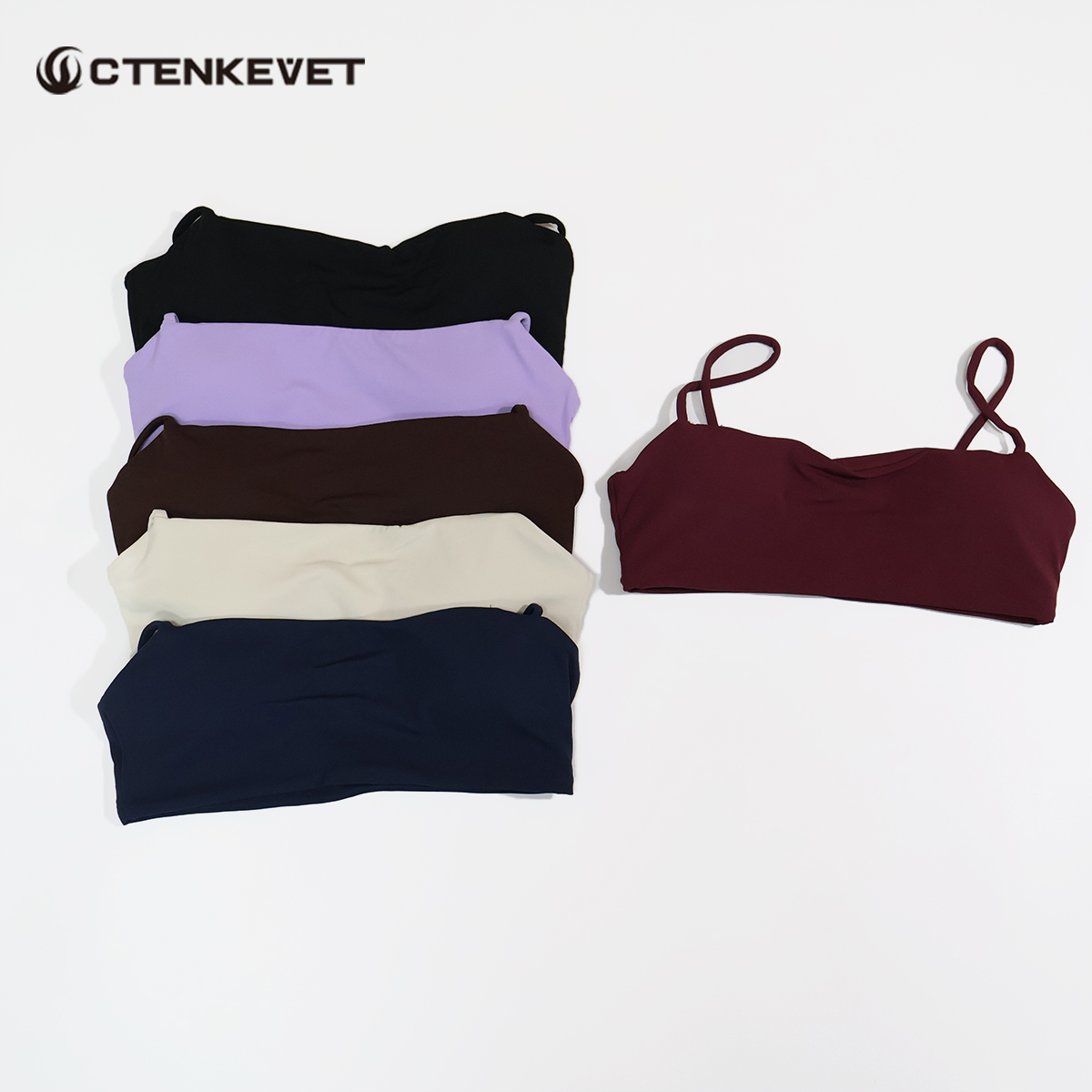 Crop Top Crochet - Ctenkevet Novo Sutiã de Yoga de