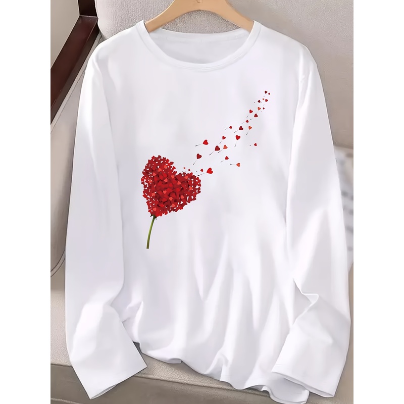 Blouse Off Shoulder - Camiseta de manga comprida, de corte