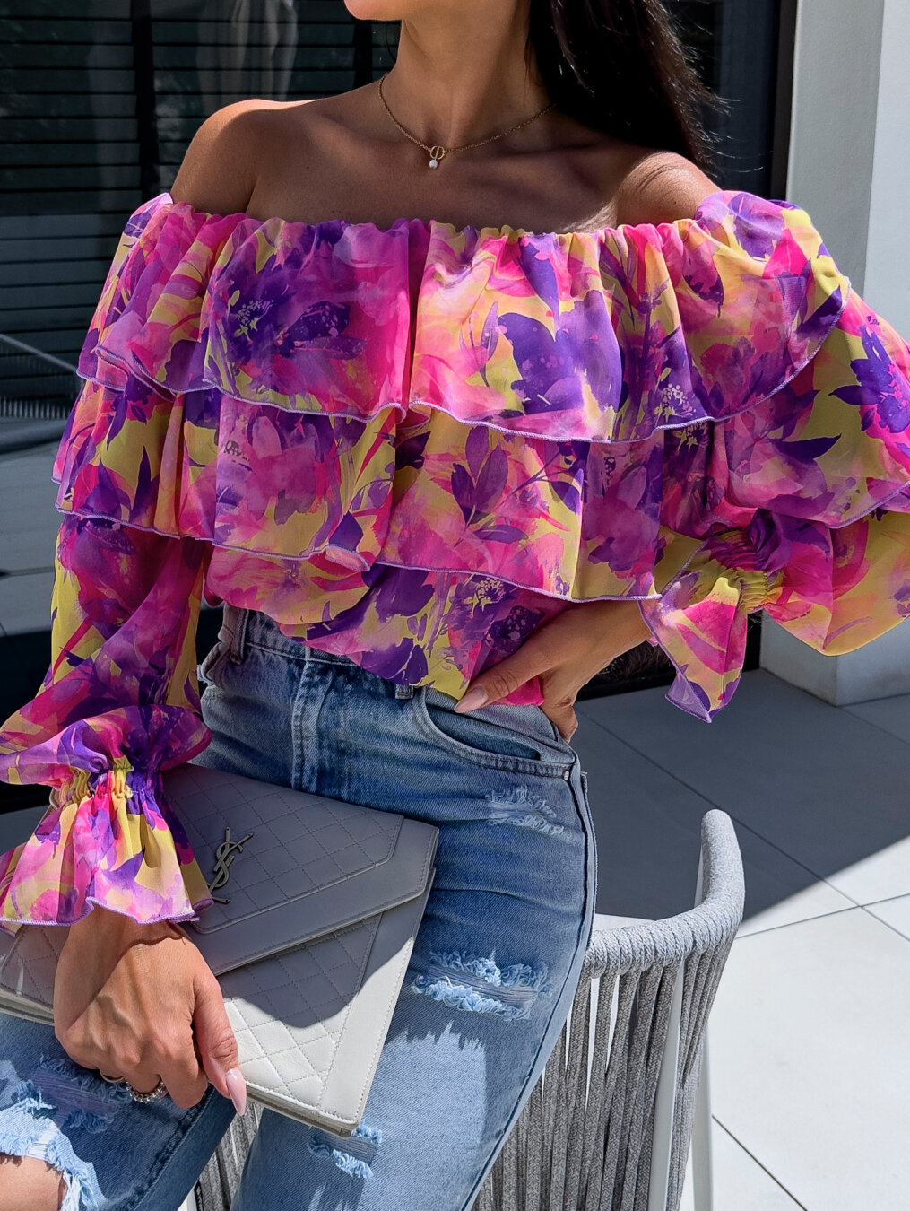 Blusa Feminina Ombro a Ombro c - Blouse Off Shoulder avaliação e preço