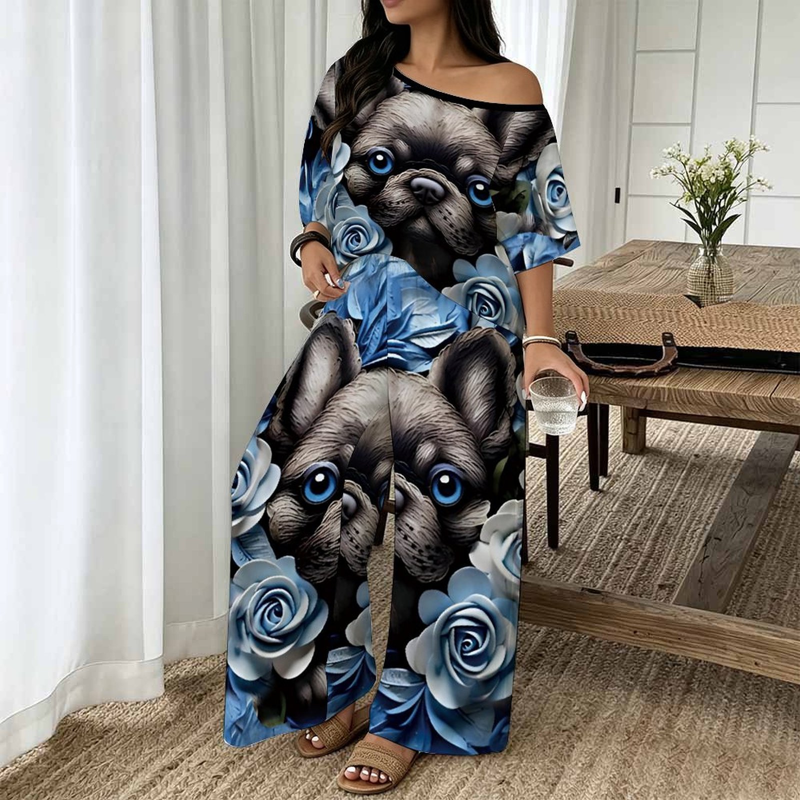 Conjunto Feminino Plus Size de - Blouse Off Shoulder avaliação e preço
