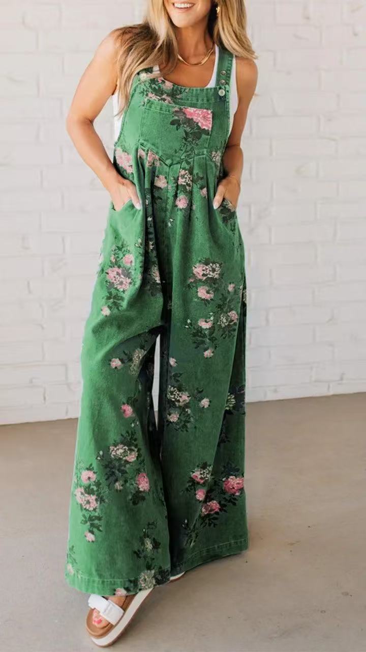 2025 verão novo estilo casual  - Romper Floral Print avaliação e preço