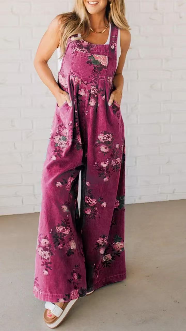 2025 verão novo estilo casual  - Romper Floral Print avaliação e preço
