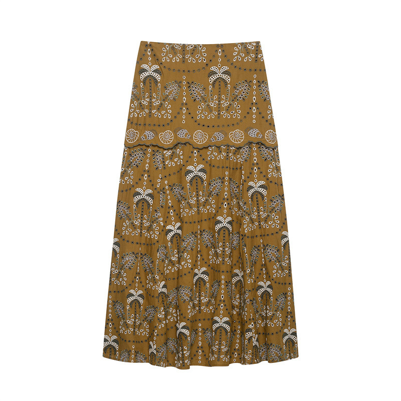 Conjunto de Moda Feminina NINE - Midi Skirt Floral avaliação e preço