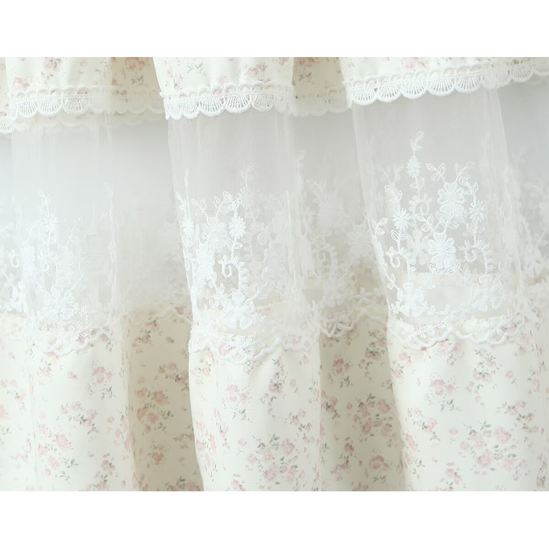 Yenkye renda retalhos floral i - Midi Skirt Floral avaliação e preço