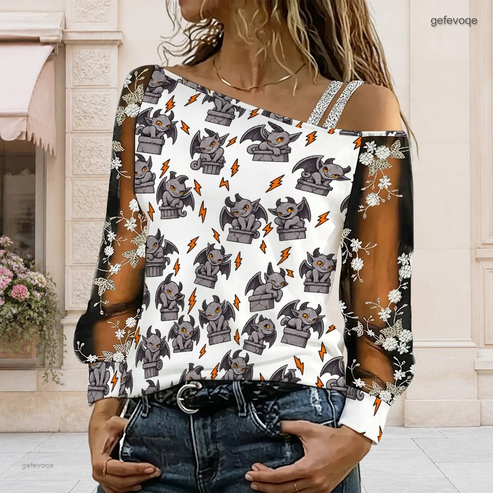 Blusa feminina assimétrica com - Blouse Off Shoulder avaliação e preço